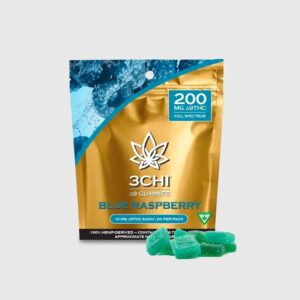 3Chi Delta 9 THC Gummies Blue Raspberry
