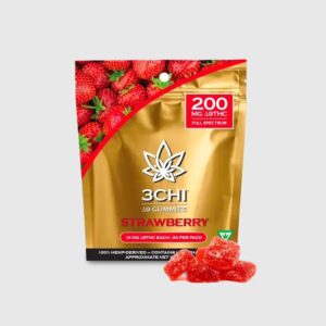 3Chi Delta 9 THC Gummies Strawberry