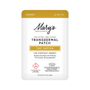 Mary's medicinals patch thc sativa 20mg