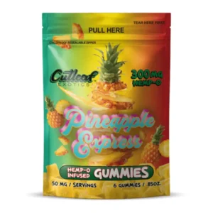 Cutleaf Pineapple Express Exotics Hemp-O Gummies 300mg