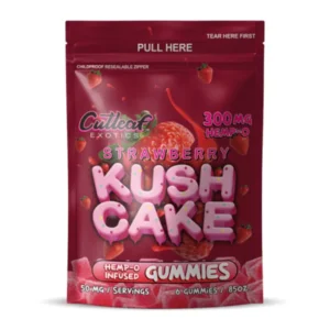 Cutleaf Strawberry Kush Cake Exotics Hemp-O Gummies 300mg