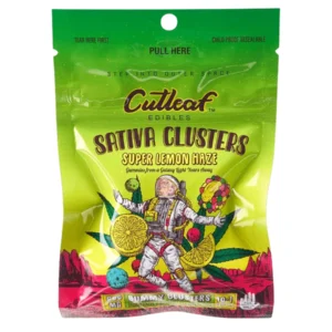 Cutleaf Super Lemon Haze Sativa Gummy Clusters 600mg