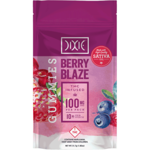 Dixie gummies berry blaze 100mg