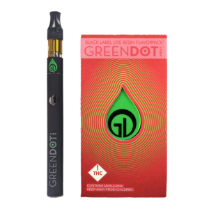 Green dot black label live resin flavor pack 1g