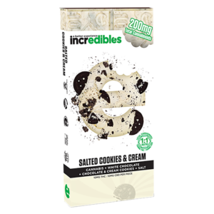 Incredibles cookies & cream cbd bar 100mg