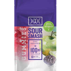 Dixie gummies sour smash 100mg