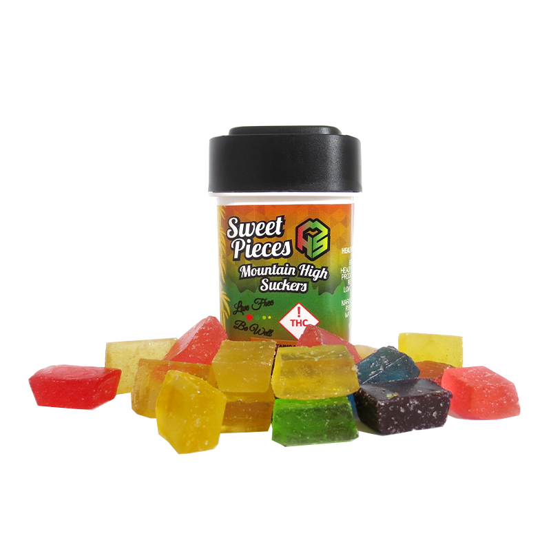 MOUNTAIN HIGH SUCKERS MIXED PIECES 100MG 1 Mountain high suckers mixed pieces 100mg