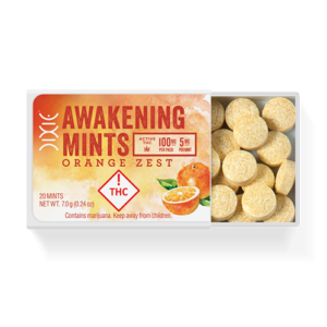 Dixie mints orange zest awakening 100mg