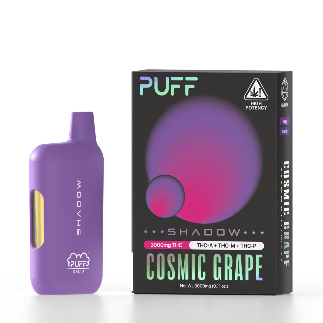 PUFF Delta Cosmic Grape 3g SHADOW 1 PUFF Delta Cosmic Grape 3g SHADOW