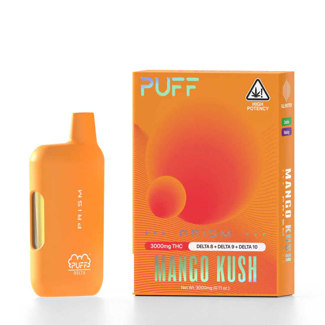 PUFF Delta Mango Kush 3g PRISM 1 PUFF Delta Mango Kush 3g PRISM