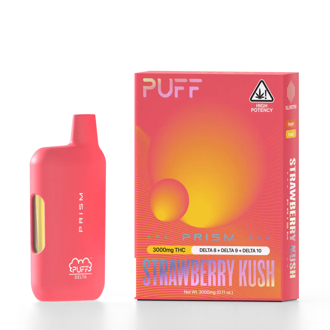 PUFF Delta Strawberry Kush 3g PRISM 1 PUFF Delta Strawberry Kush 3g PRISM