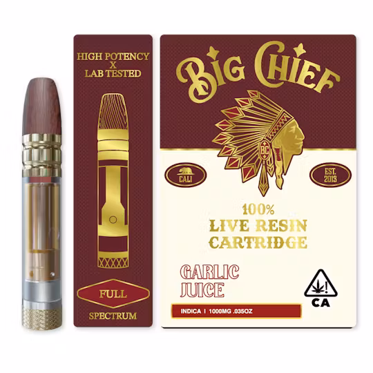 Garlic Juice Live Resin 1g Cartridge 1 Garlic Juice Live Resin 1g Cartridge