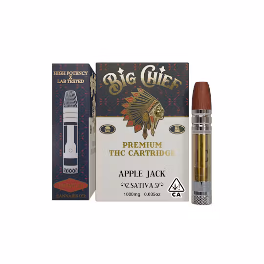 Apple Jack 1g THC Cartridge 1 Apple Jack 1g THC Cartridge