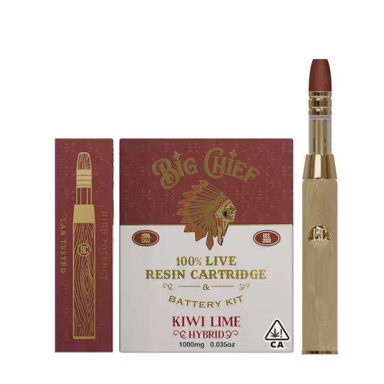 Big Chief Kiwi Lime Live Resin 1 Big Chief Kiwi Lime Live Resin