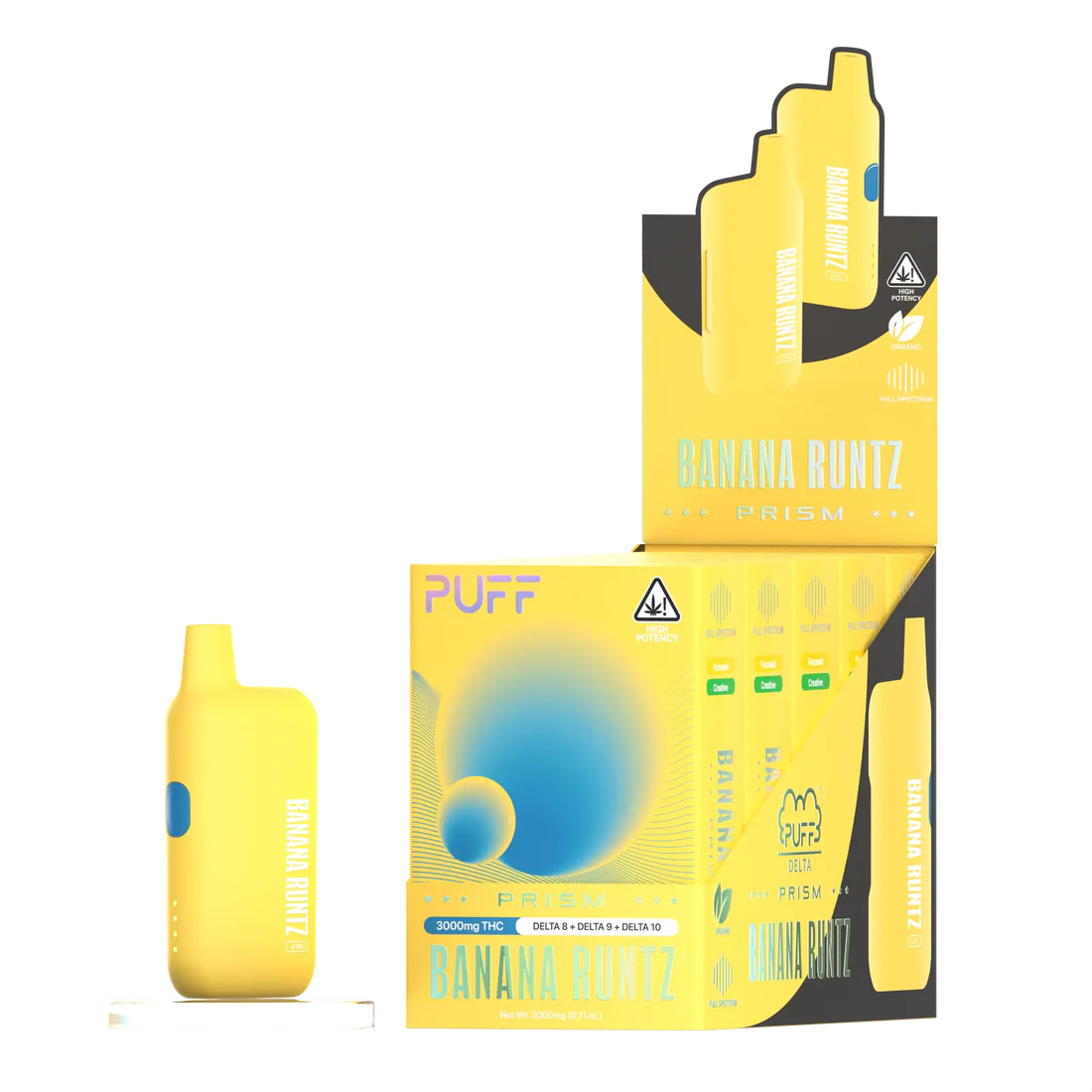 PUFF Delta Banana Runtz 3g PRISM 4 PD 5P Banana