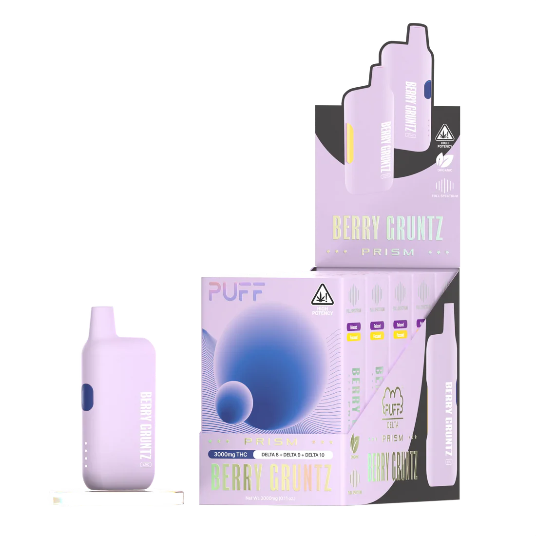 PUFF Delta Berry Gruntz 3g PRISM 4 PD 5P Berry