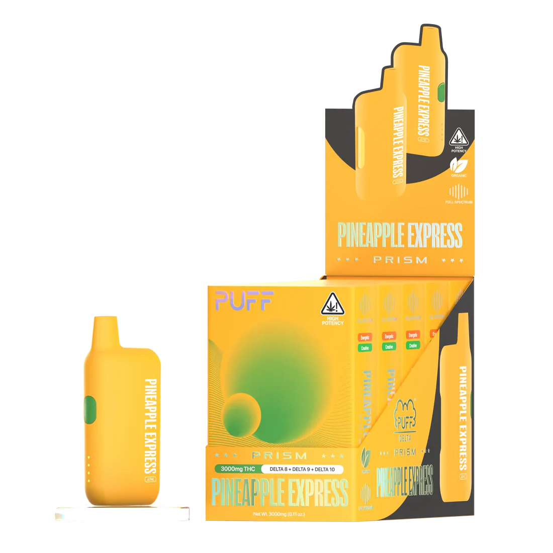 PUFF Delta Pineapple Express 3g PRISM 4 PD 5P Pineapple