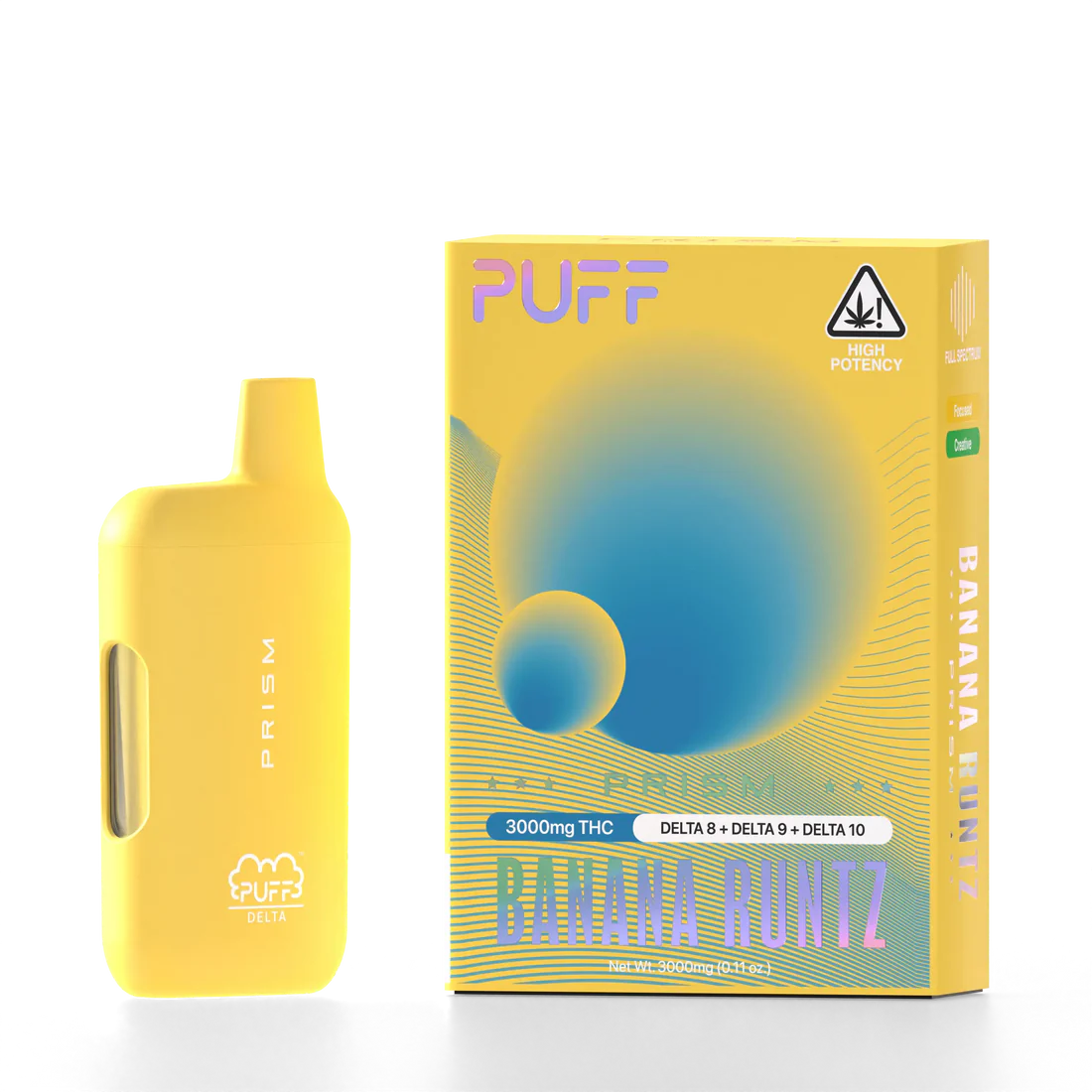 PUFF Delta Banana Runtz 3g PRISM 1 PD SP Banana