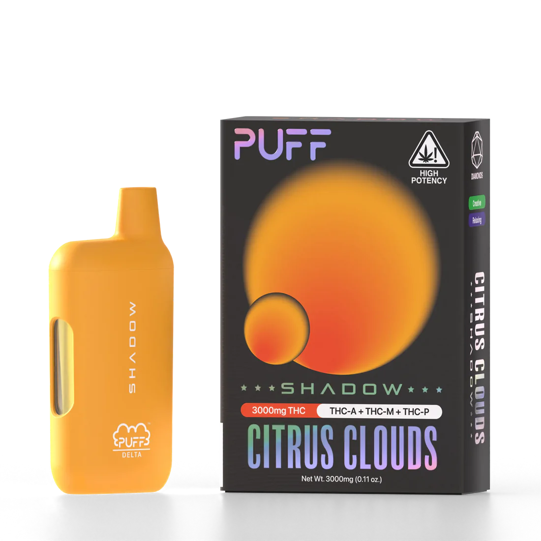 PUFF Delta Citrus Clouds 3g SHADOW 1 PD SP Citrus
